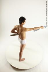 Fighting reference poses of Moses